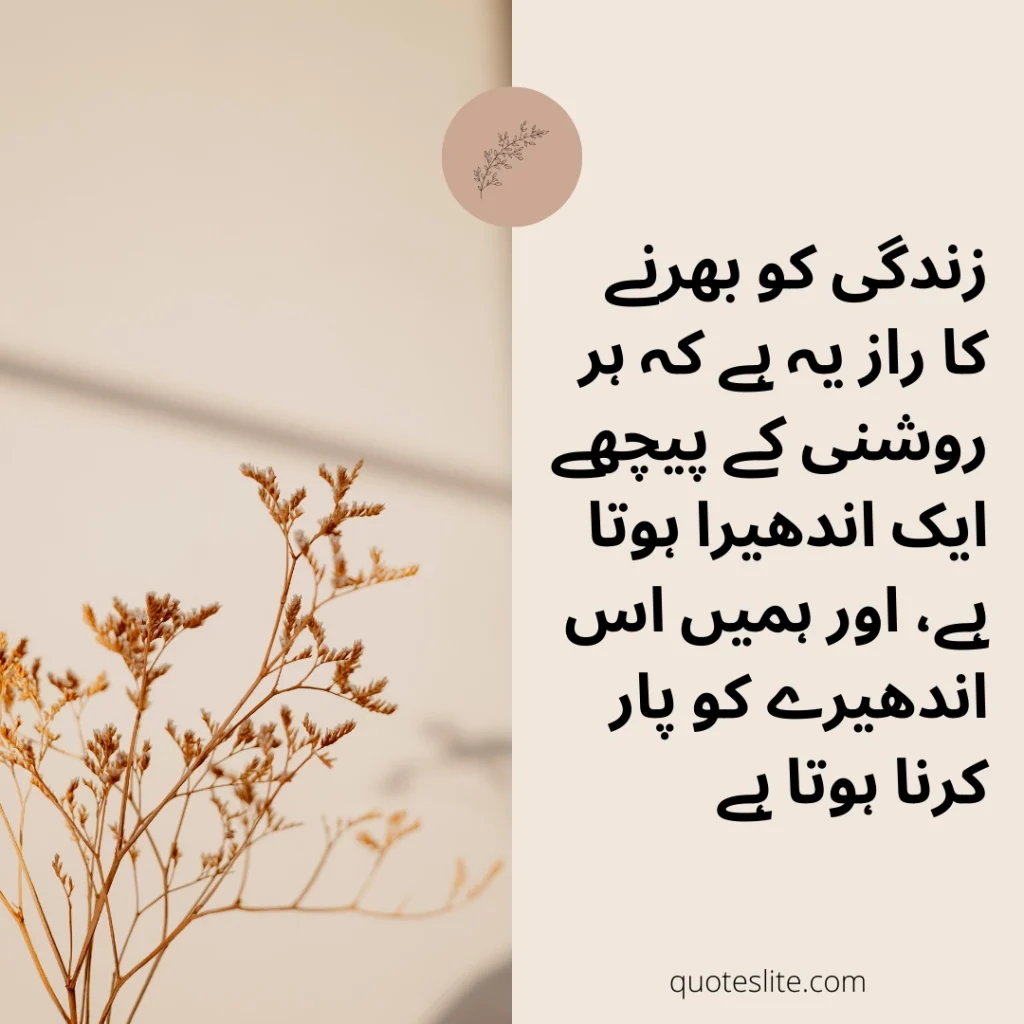 Urdu Quotes About Life in Urdu